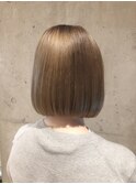 ミルキーベージュボブ