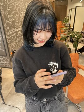 アイリー 名古屋(A/LEE) ウルフ インナーカラー