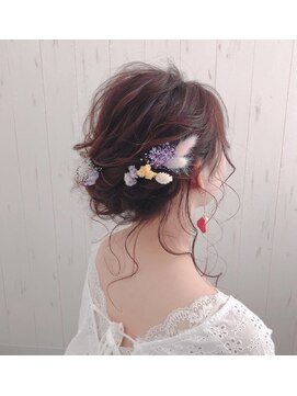 フレーム ヘア ルーム 天王寺駅前店(FRAME hair room) 大人可愛いヘアアレンジ