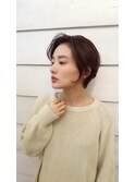 透け感ショートヘア［金子涼］
