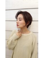 透け感ショートヘア［金子涼］