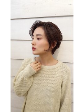 ニューラインギンザ(New-Line 銀座) 透け感ショートヘア［金子涼］