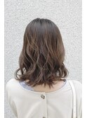 ミディアム×ボブ
