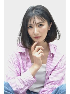 フリーズ 伊丹店(Freez) 大人可愛い20代30代40代王道内巻きミディアムボブ