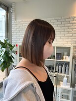 ディフィーノ 青山(DIFINO)&nbsp;【DIFINO 青山】艶髪前下がりボブ/ナチュラルブラウン