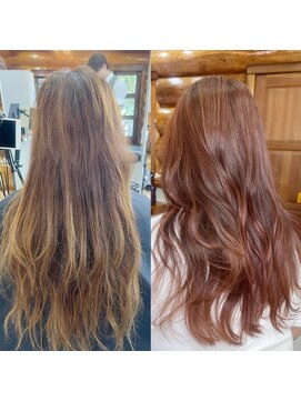 オートヴィーナス 神栖(Haute Venus) ブリーチ無しピンクベージュ