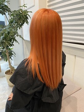 ラフランクリー(la frankly) ウェーブヘア/シアベージュ/バングカラー/シースルーバング