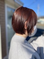 ピックアップ(Pick UP)&nbsp;暖色カラー　ミニボブ　伸ばしかけボブ