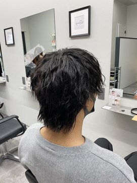 アルター(aL ter) メンズウルフ×ツイストパーマ【アルター鎌取店　今吉】