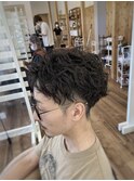 【山本智文】短髪ツイストスパイラルパーマ
