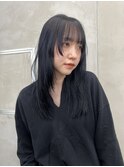 セミロング/レイヤーカット/顔まわりレイヤー