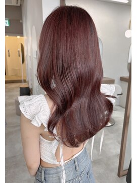 ボタン ハカタ(VOTAN hakata) 【藤野結衣】ピンクブラウン×艶カラー