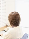 ブリーチなしで赤味を消すハイトーンアッシュグレーカラー