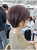 黒髪カタログ/ボブルフ/小顔に見せるヘア/ワンレン