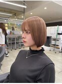 横浜/mikiya指名/切りっぱなしボブ/ハイトーンボブ