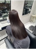 大人ロング/透明感たっぷりダークカラー