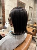 切りっぱなしボブ