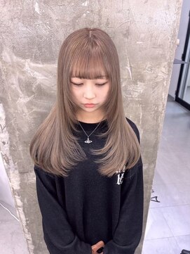 キング(K!ng) 縮毛矯正髪質改善ハイライトレイヤーカット楠葉美容室エクステ