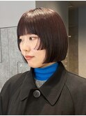ボブミディアムショート顔周りレイヤー_ba499031