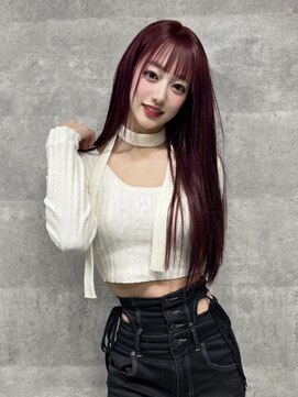 ルイス(L'wis) 私立恵比寿中学　桜木心菜ちゃん♪赤髪スーパーロングローライト