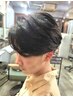 メンズカット+話題のフェザーパーマ¥9900