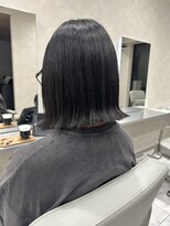 キング(K!ng)&nbsp;縮毛矯正髪質改善ハイライトレイヤーカット楠葉美容室エクステ