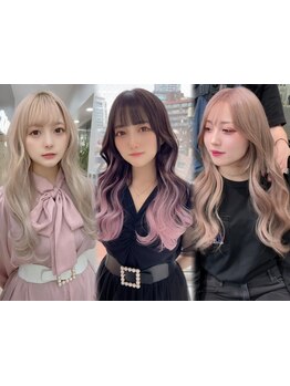 ”その髪、どこでやったの？” \198エクステで韓国ハイトーン ☆【レイヤー/韓国/学割U24】