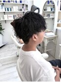 ツイストスパイラル/スパイキーショート/ブルーブラック　新籾
