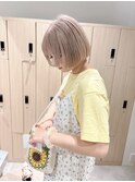 【坪井】ハッシュボブ×ホワイトブロンド