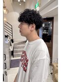 メンズにオススメ☆波巻きパーマでカジュアルに