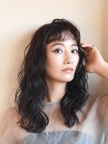 アース 溝の口店(HAIR&MAKE EARTH)&nbsp;10代20代大人かわいい韓国風シースルーバング透明感ブルージュ