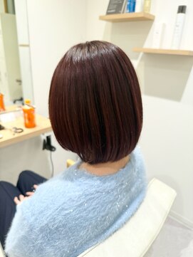 髪質改善カラー/透明感カラー/垢抜けヘア/ナチュラルストレート