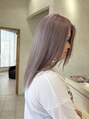 アース コアフュールボーテ 長野稲田店(EARTH coiffure beaute)&nbsp;色落ちまでかわいいホワイトラベンダー
