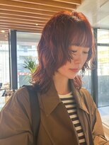 アオイ(aoi.)&nbsp;【薬院/天神/パーマ/レイヤー/ウルフ/オレンジ】