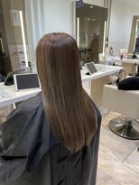ケンジ 平塚 アネッタ(KENJE annetta)&nbsp;艶髪ストレート　髪質改善カラー　髪質改善トリートメント