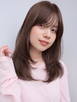 ラフ フロム ガーデン(Laf from GARDEN) ミディアム/レイヤーカット/顔周りカット/ベージュ/透明感カラー