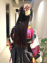 セブンベルベット(7 Velvet) 卒業式ヘアセット/袴ヘアアレンジ/カチモリ/ハーフアップ
