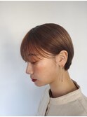 ダークパープル/ナチュラルショート/ミルクブラウン/夏/西葛西