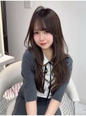 ミディアムレイヤーカット/似合わせカット/大人ガーリー/20代