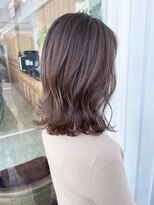 ユイマァル 岡山(YUIMARL)&nbsp;大人ハイライト/レイヤースタイル/透明感カラー/髪質改善