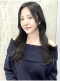 大人波巻きヘア
