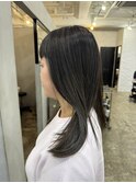 白髪ぼかしハイライト