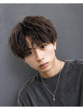 メンズリュール 心斎橋(Men's Lueur.) サーフカール ツイストスパイラル ツイスパ ラウンドマッシュ