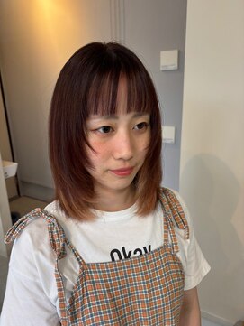 トッキー(tokki) インナーカラー×顔まわりレイヤー