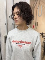 サル(saru)&nbsp;ショートボブパーマ