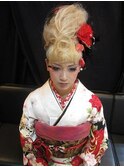 成人式モヒカン盛り
