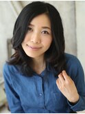 作りこまない巻き髪スタイル【相模大野】