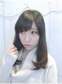 アンフィフォープルコ☆暗髪★ストレート★ワンカール