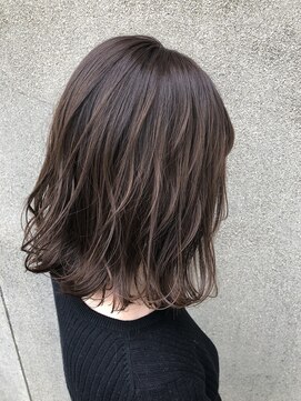 マスト ヘアー(must hair) 切りっぱなしボブ×透明感ラセットカラー大人可愛い20代30代40代