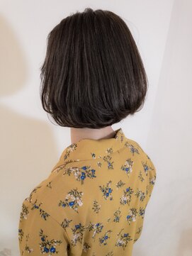 シエル ヘアーデザイン(Ciel Hairdesign) 【Ciel】ナチュラルアッシュベージュと丸みのあるボブ